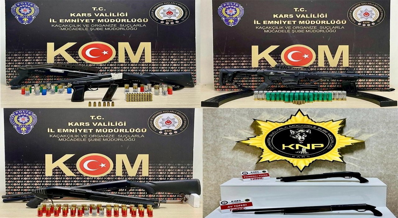 Susuzda silah ve mühimmat ele geçirildi