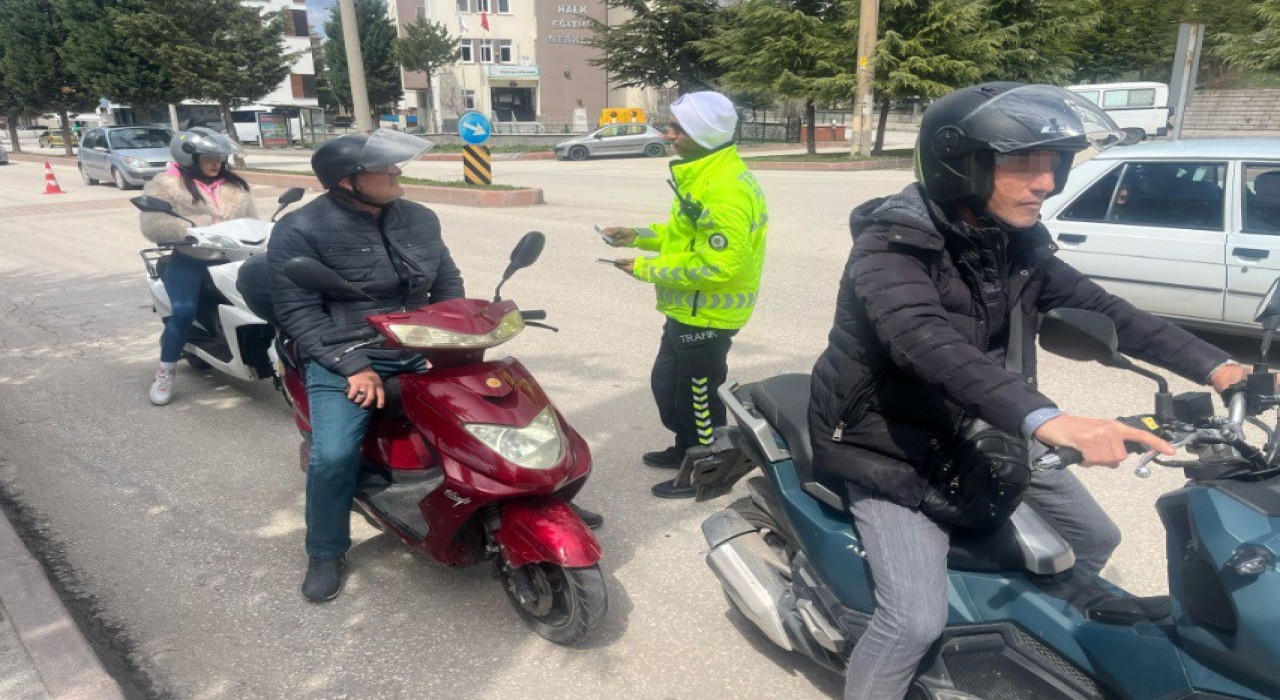 Tavşanlıda motosiklet denetimleri sıklaştı