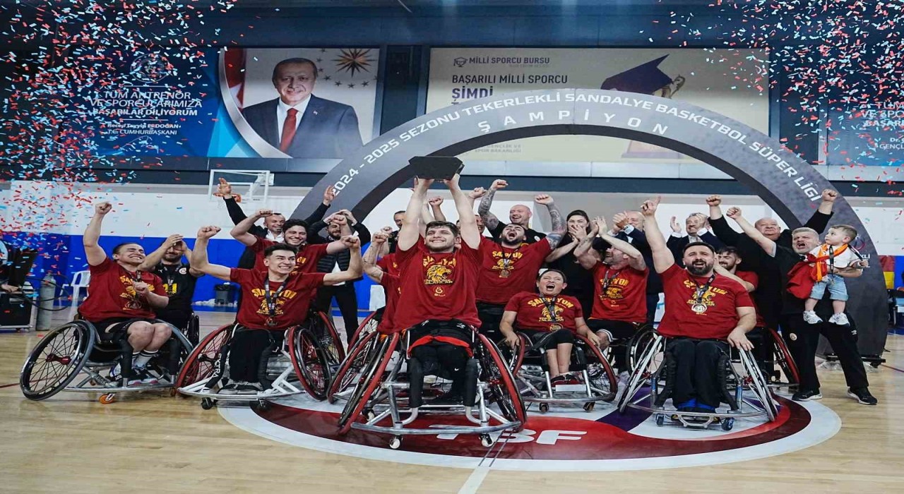 Tekerlekli Sandalye Basketbol Süper Liginde şampiyon Galatasaray