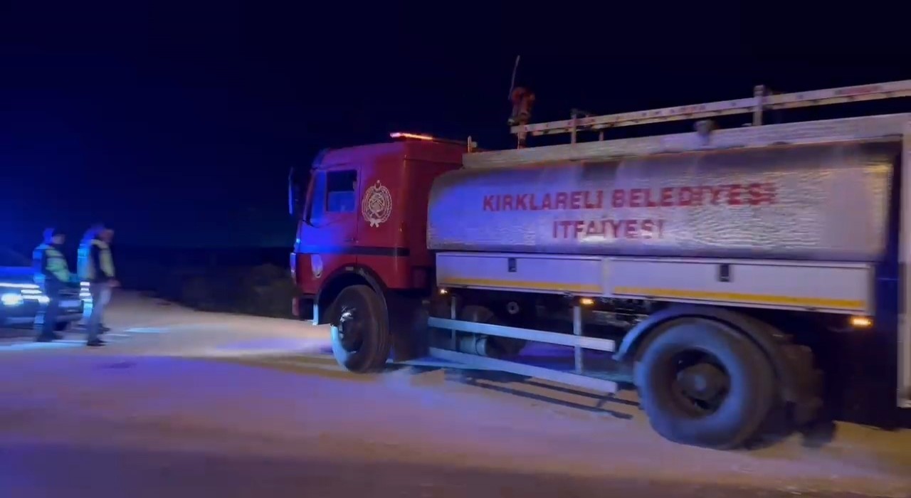 Tekirdağda doğalgaz arama kuyusunda gaz kaçağı