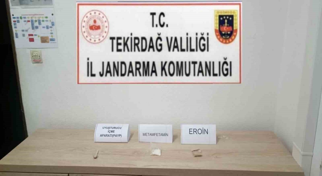 Tekirdağda jandarmadan uyuşturucu ve kaçak tütün operasyonları