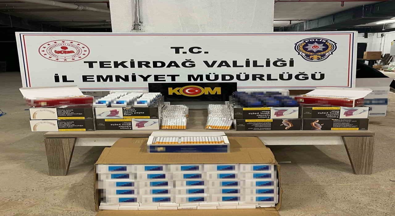 Tekirdağda kaçak tütün operasyonu: 1 şüpheliye işlem yapıldı