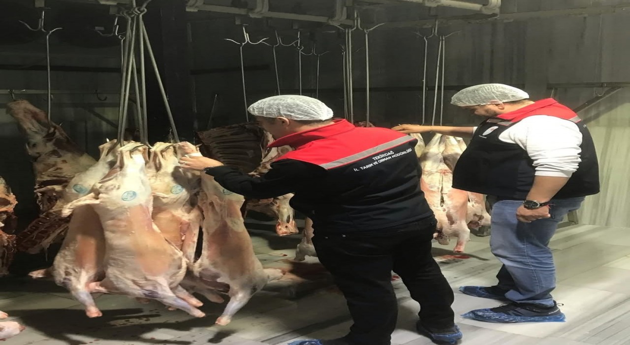 Tekirdağda mezbahalarda kapsamlı denetim
