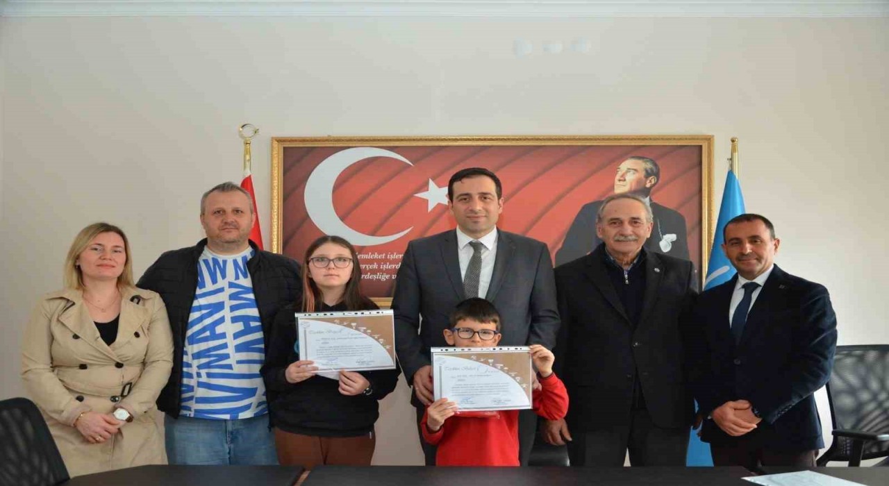 THK Söğüte teşekkür belgelerini takdim etti