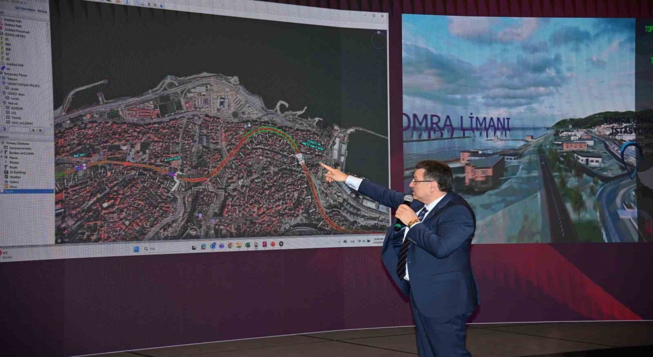 Trabzonda raylı sistem için ilk kazma bu yıl sonunda vurulacak