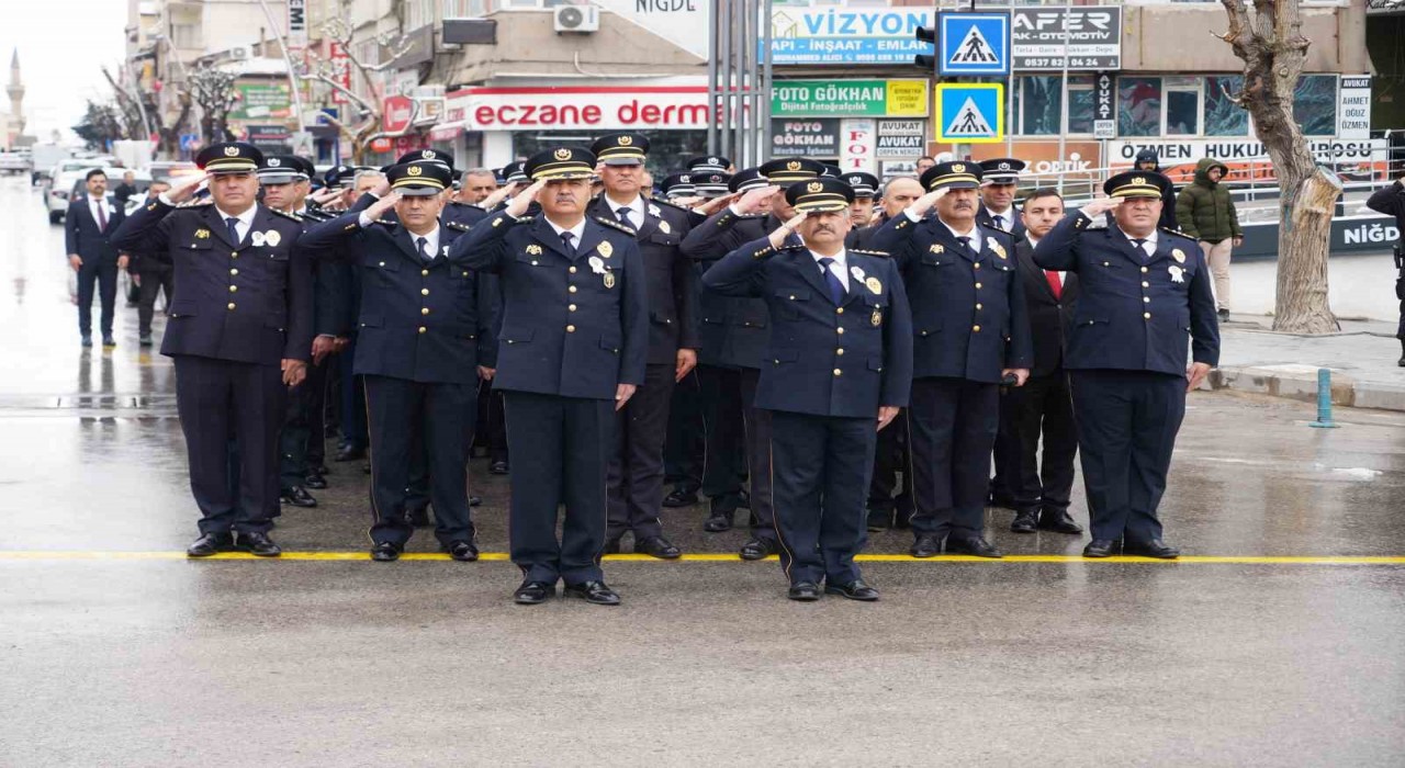 Türk Polis Teşkilatının 180. kuruluş yıl dönümü Niğdede kutlandı