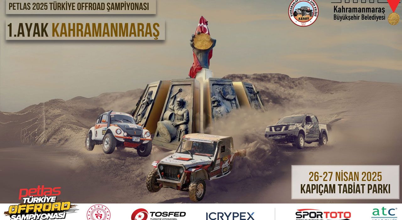 Türkiye Offroad Şampiyonası 2025, Kahramanmaraş’ta Başlıyor