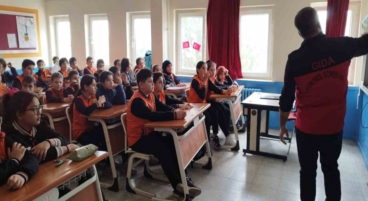 Ulukışlada öğrencilere gıda güvenliği eğitimi verildi