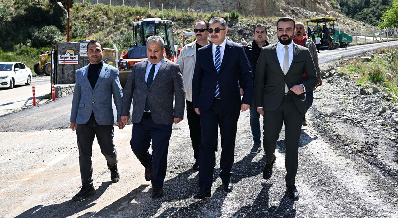 Vali Yılmaz, Zorkun Yolu'ndaki Asfalt Çalışmalarını Yerinde İnceledi