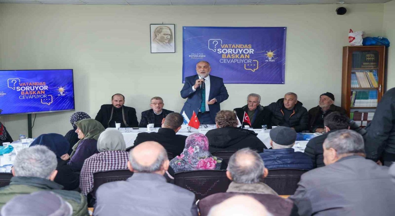 Vatandaş sordu, Başkan İbrahim Sandıkçı cevapladı