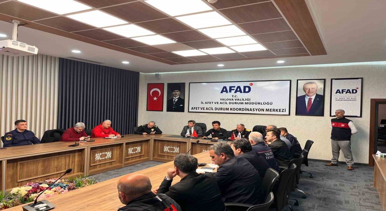 Yalovada İl Afet ve Acil Durum Koordinasyon Kurulu toplandı