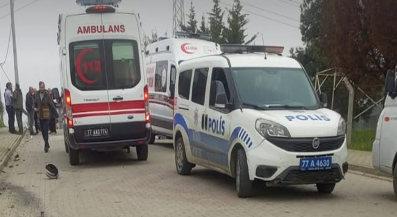 Yalovada pompalı tüfekle vurulan kişi ağır yaralandı