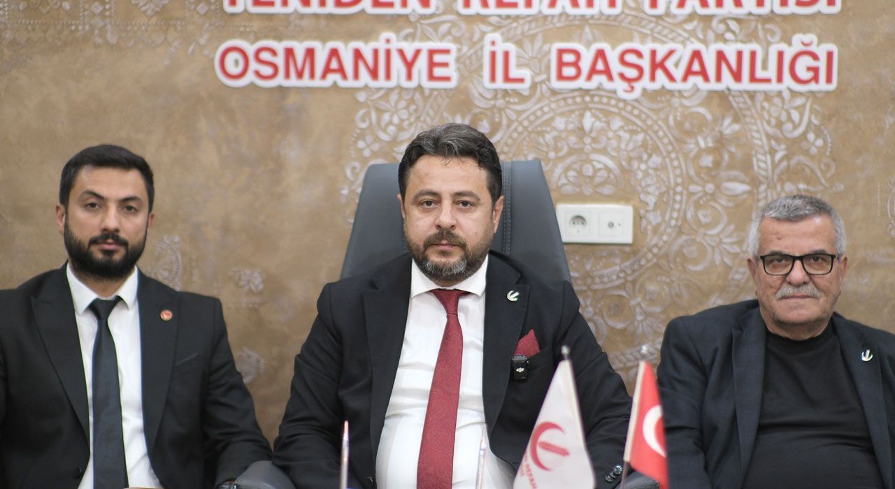 Yeniden Refah Osmaniye İl Başkanı Türkmen: “Gençler geçim sıkıntısından evlenemiyor, çiftçi kan ağlıyor”
