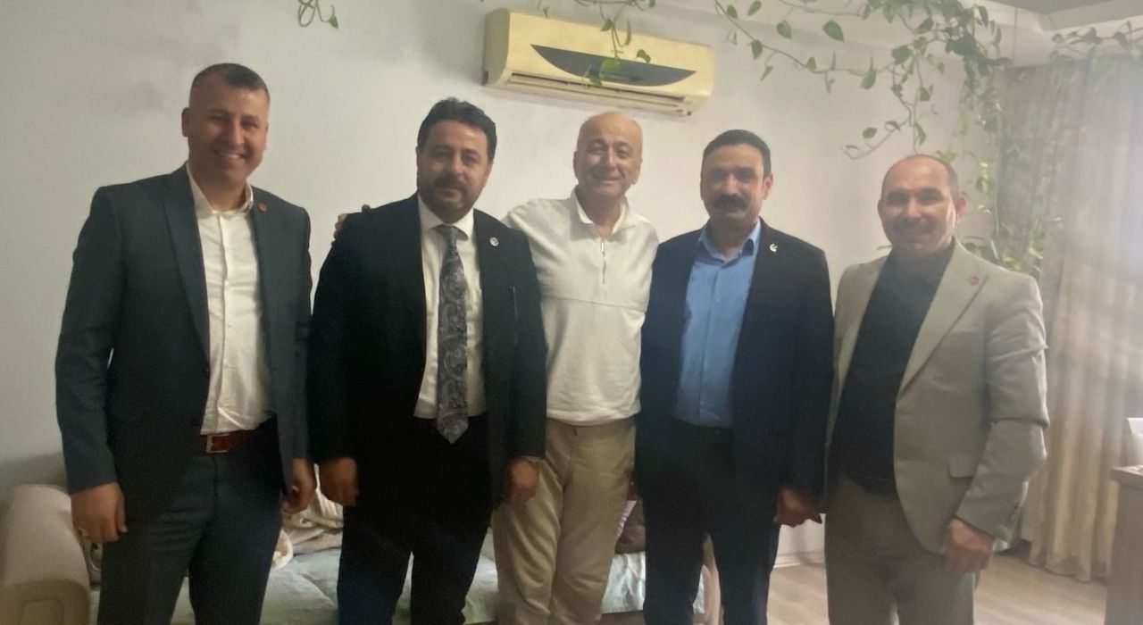 Yeniden Refah Partisi Osmaniye İl Başkanlığı'ndan Koca'ya Geçmiş Olsun Ziyareti