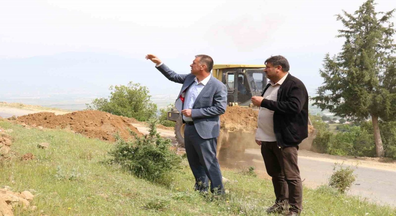 Yenipazarda Büyükşehirin çalışmaları devam ediyor