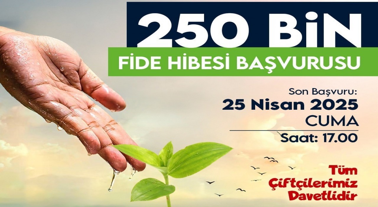 Yeşilyurt Belediyesinden zirai donun vurduğu çiftçiye fide desteği