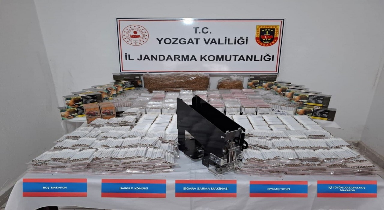 Yozgatta 19 bin 800 makaron ele geçirildi