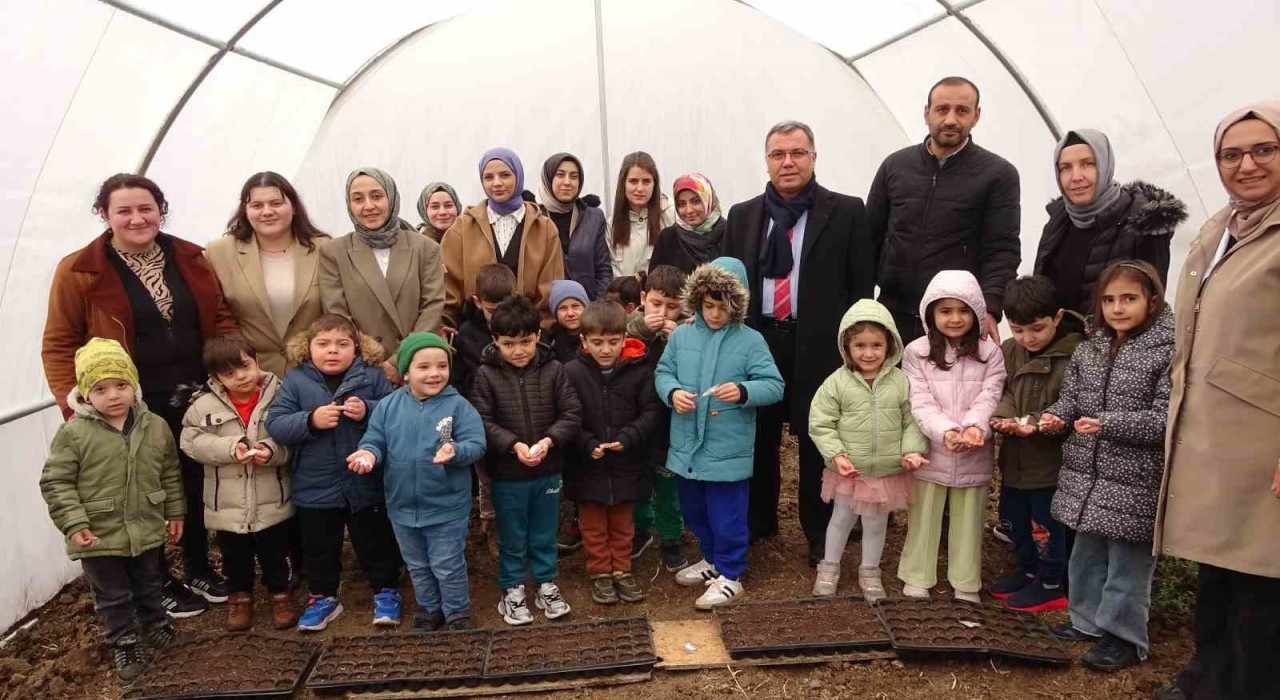 Yozgatta ata tohumları ana okulunda toprakla buluştu