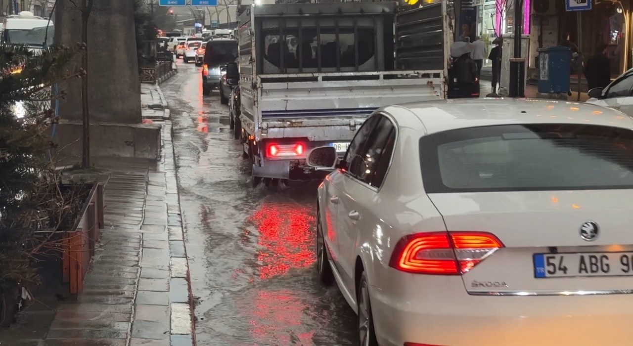 Yüksekovada sağanak yağış etkili oldu