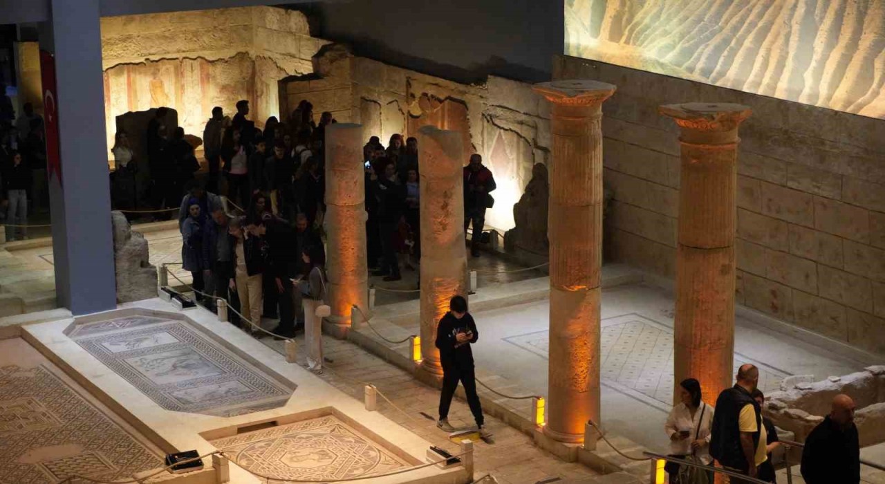 Zeugma Mozaik Müzesinde bayram rekoru