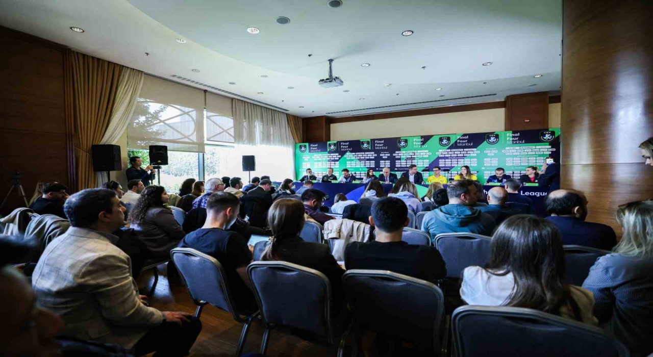 2025 CEV Şampiyonlar Ligi Dörtlü Finalinin basın toplantısı yapıldı