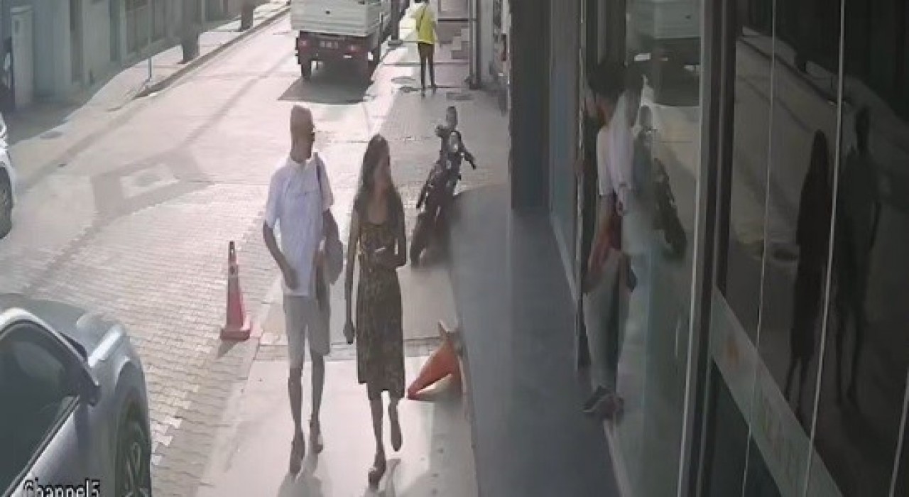 3 yaşındaki Ömer Halis, motosikletten böyle düştü