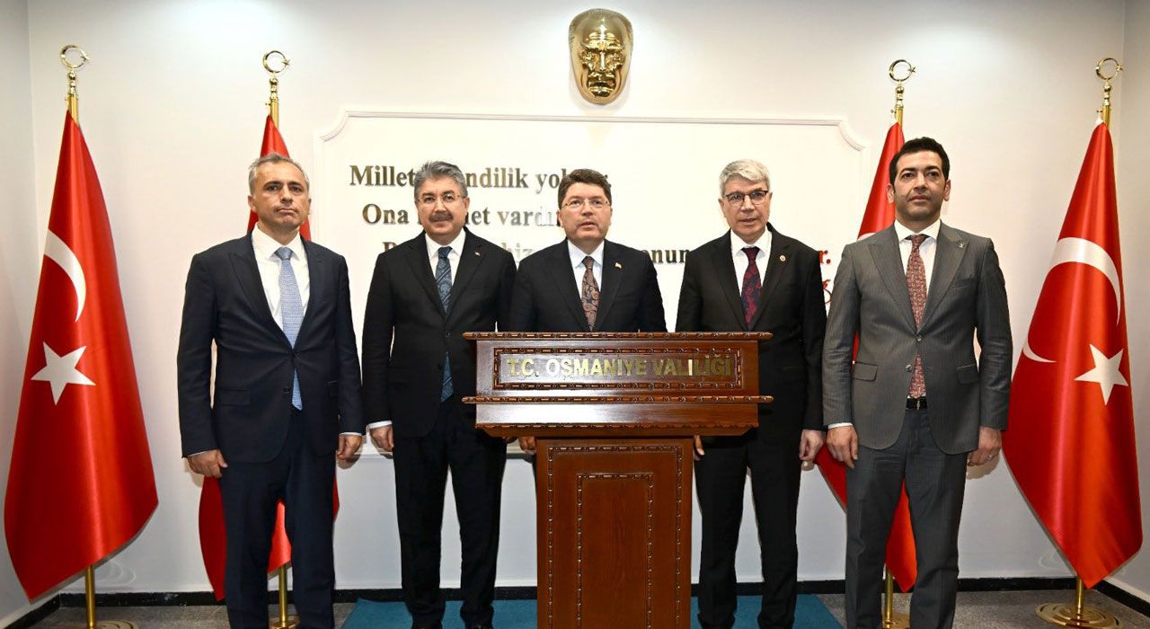 Adalet Bakanı Yılmaz Tunç'tan Osmaniye Valiliği’ne Ziyaret