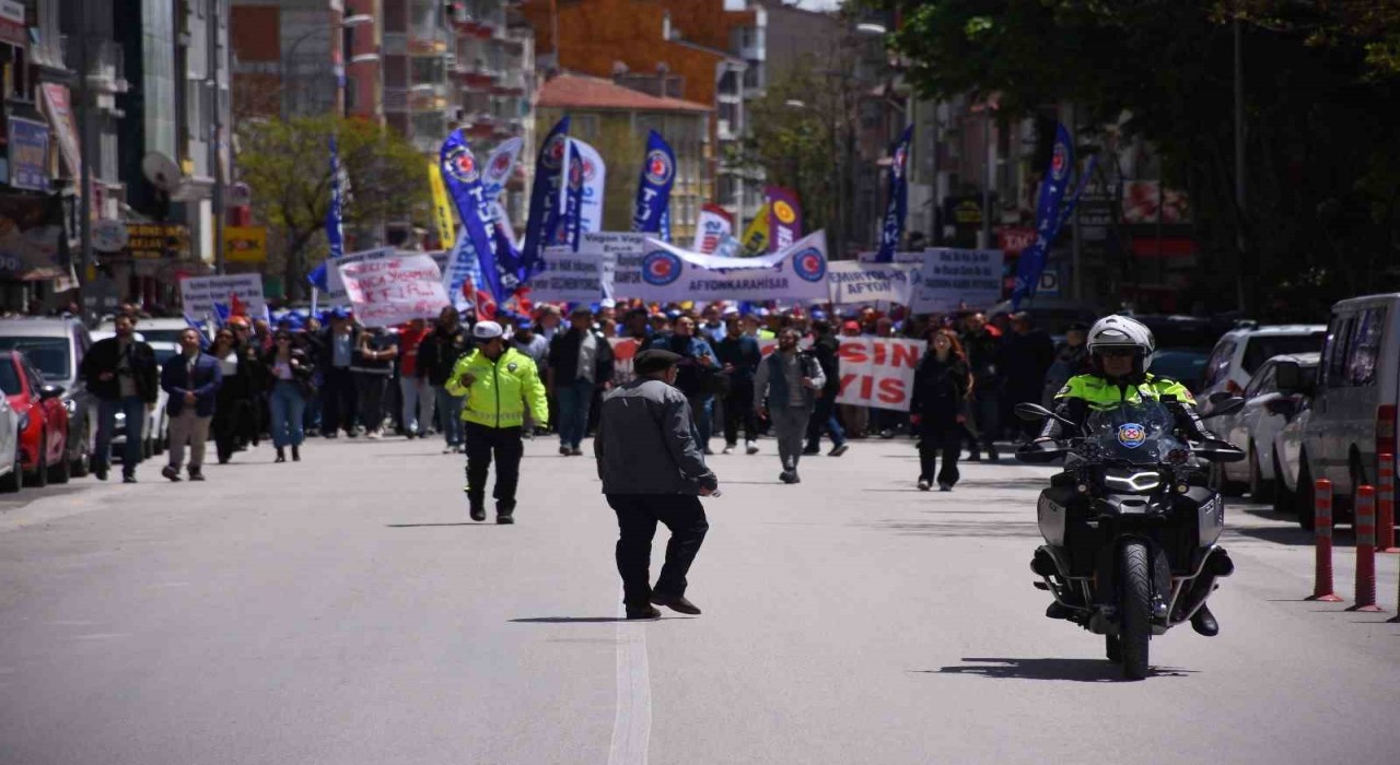 Afyonkarahisarda 1 Mayıs kutlamaları