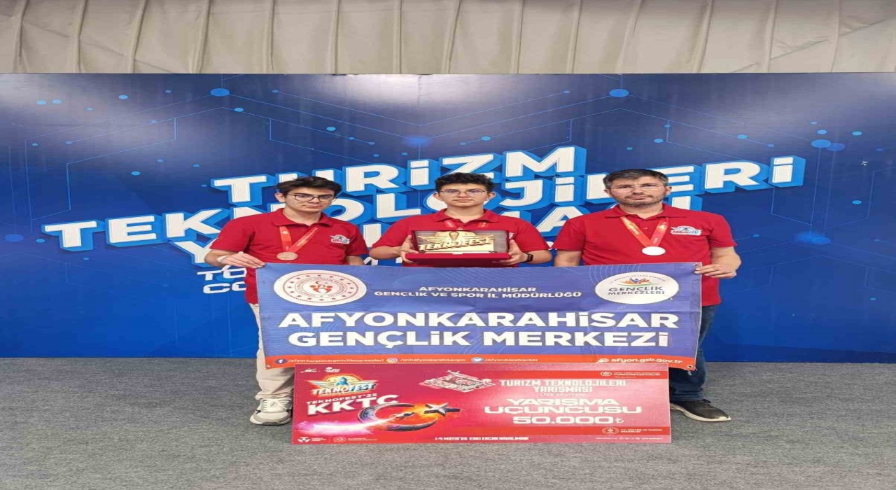 Afyonkarahisarlı Gençler TEKNOFEST KKTC 2025te Türkiye üçüncüsü oldu