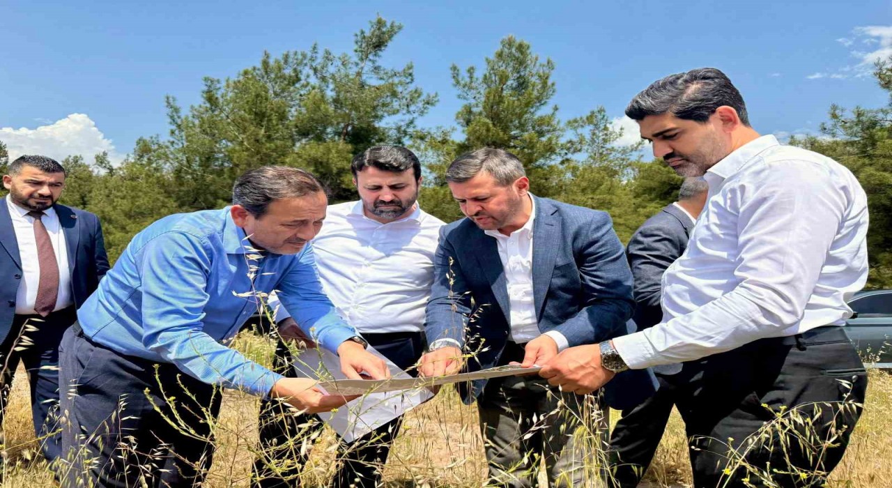 AK Parti heyetinden TCDD gar sahasının taşınacağı Kızılcaören bölgesinde inceleme