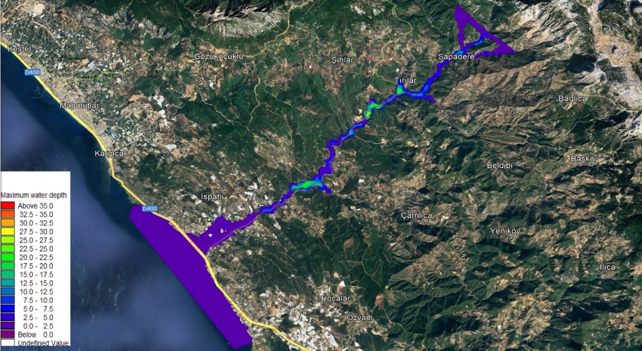 Alanya ve çevresindeki derelerde taşkın riskleri ölçüldü