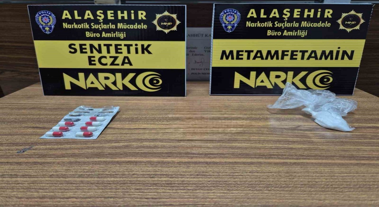 Alaşehirde uyuşturucu operasyonu: 1 tutuklama