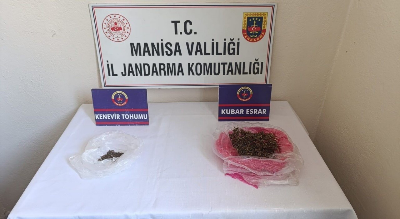 Alaşehirde uyuşturucu taciri gözaltına alındı