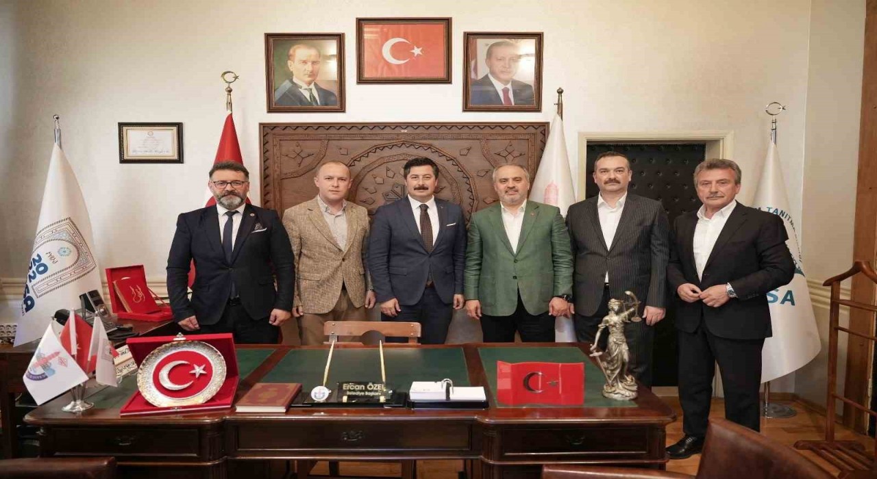 Alinur Aktaştan Başkan Özele ziyaret