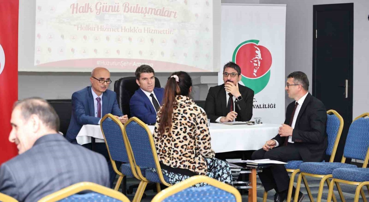 Amasyada hamile kadın resmi nikah için halk gününe başvurdu, doğacak çocuğuna valinin adını verecek