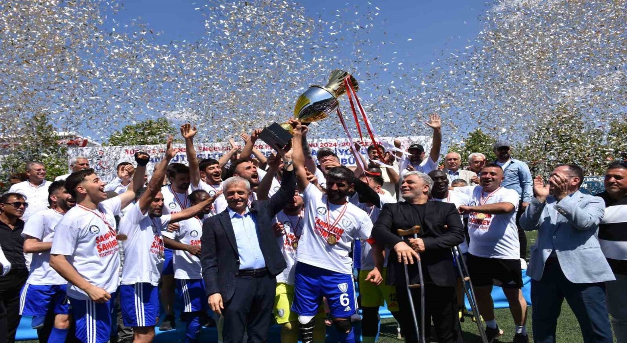 Ampute Futbol Süper Liginde şampiyon Şahinbey Ampute