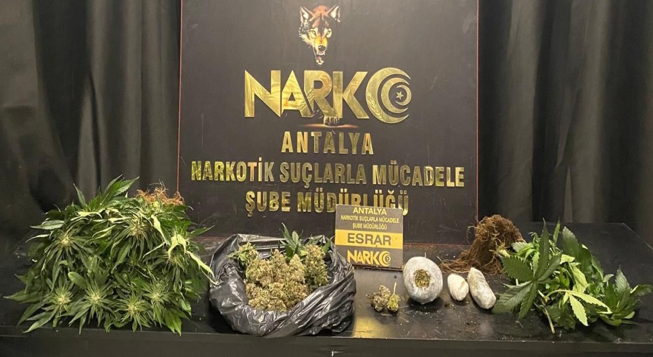 Antalyada bir haftada 17 zehir taciri tutuklandı