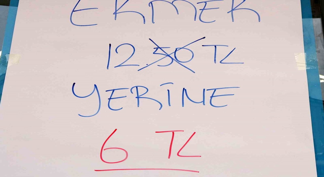 Antalyada iki marketin fiyat rekabeti ekmeği 6 TLye kadar düşürdü