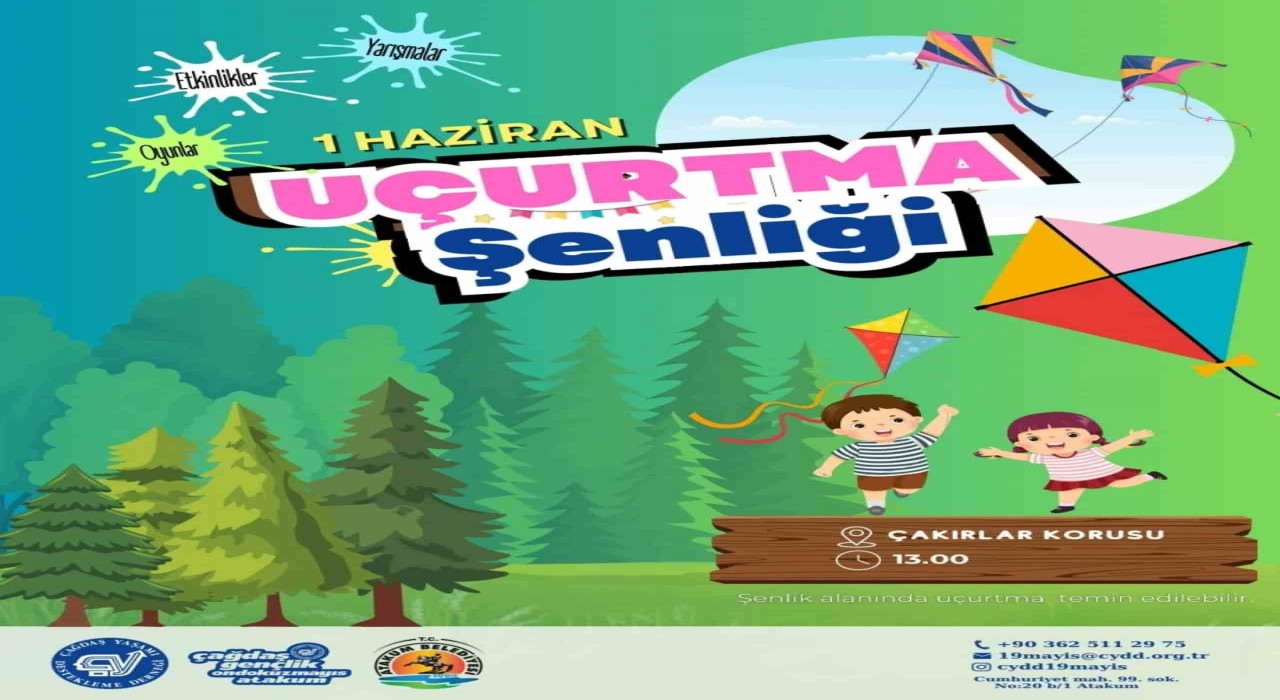 Atakum semaları Uçurtma Şenliği ile renklenecek