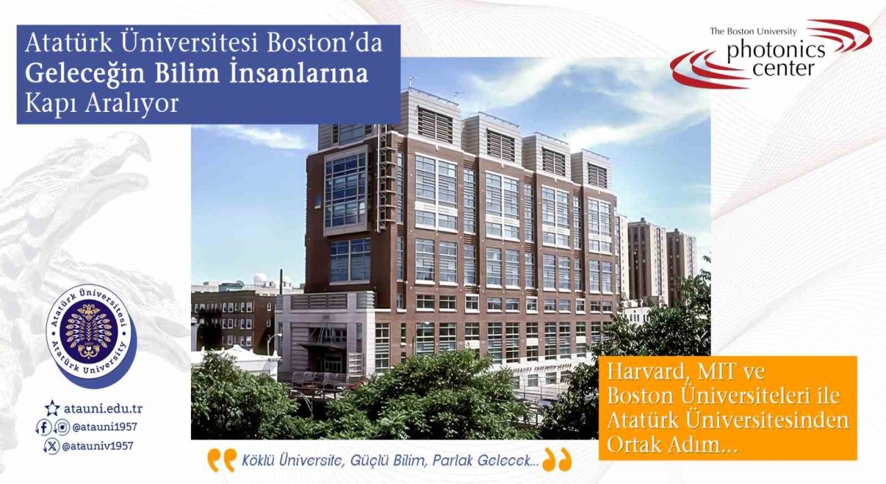 Atatürk Üniversitesi, Bostonda geleceğin bilim insanlarına kapı aralıyor