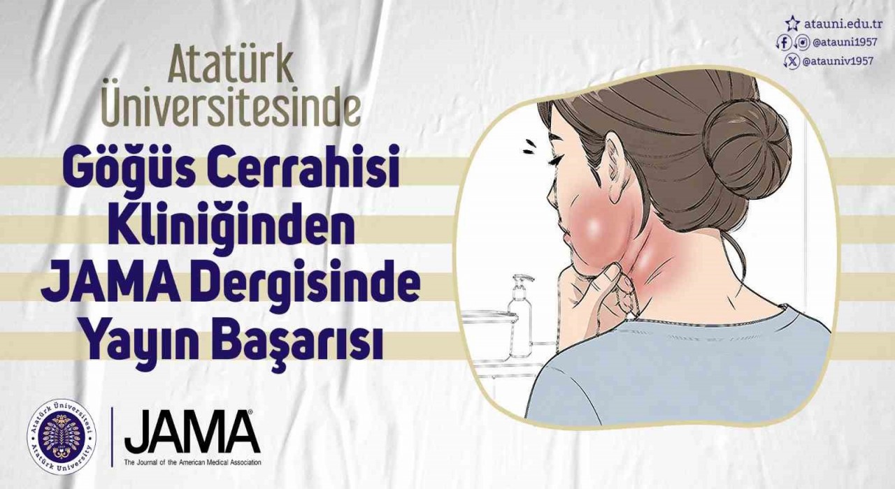 Atatürk Üniversitesi Göğüs Cerrahisi Kliniğinden Jama dergisinde yayın başarısı