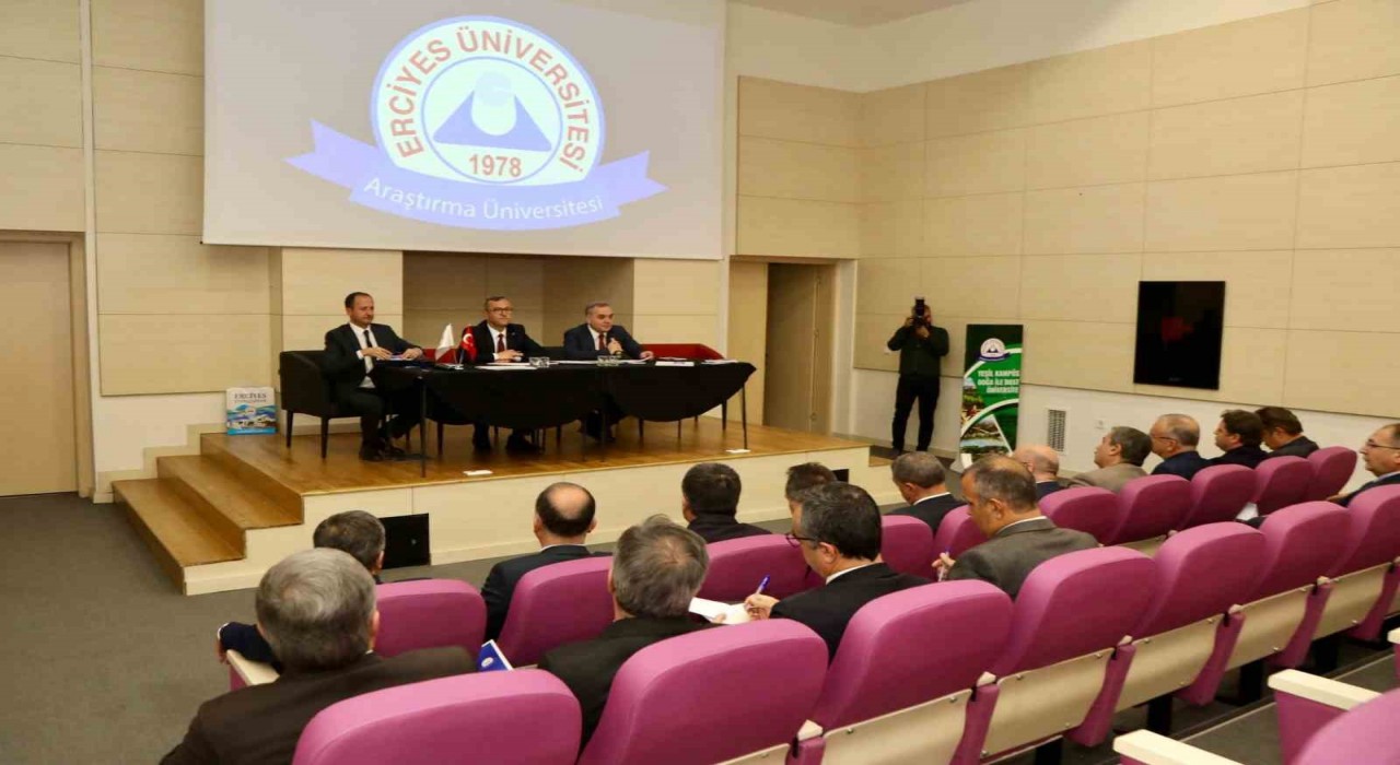 AÜB Üst Kurul Toplantısı ERÜde gerçekleştirildi