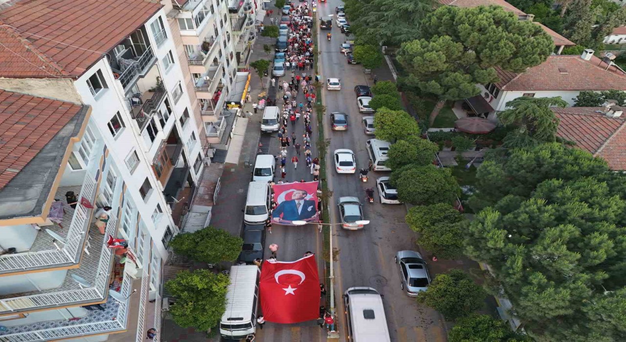 Aydında 19 Mayıs kutlamaları fener alayıyla taçlandı