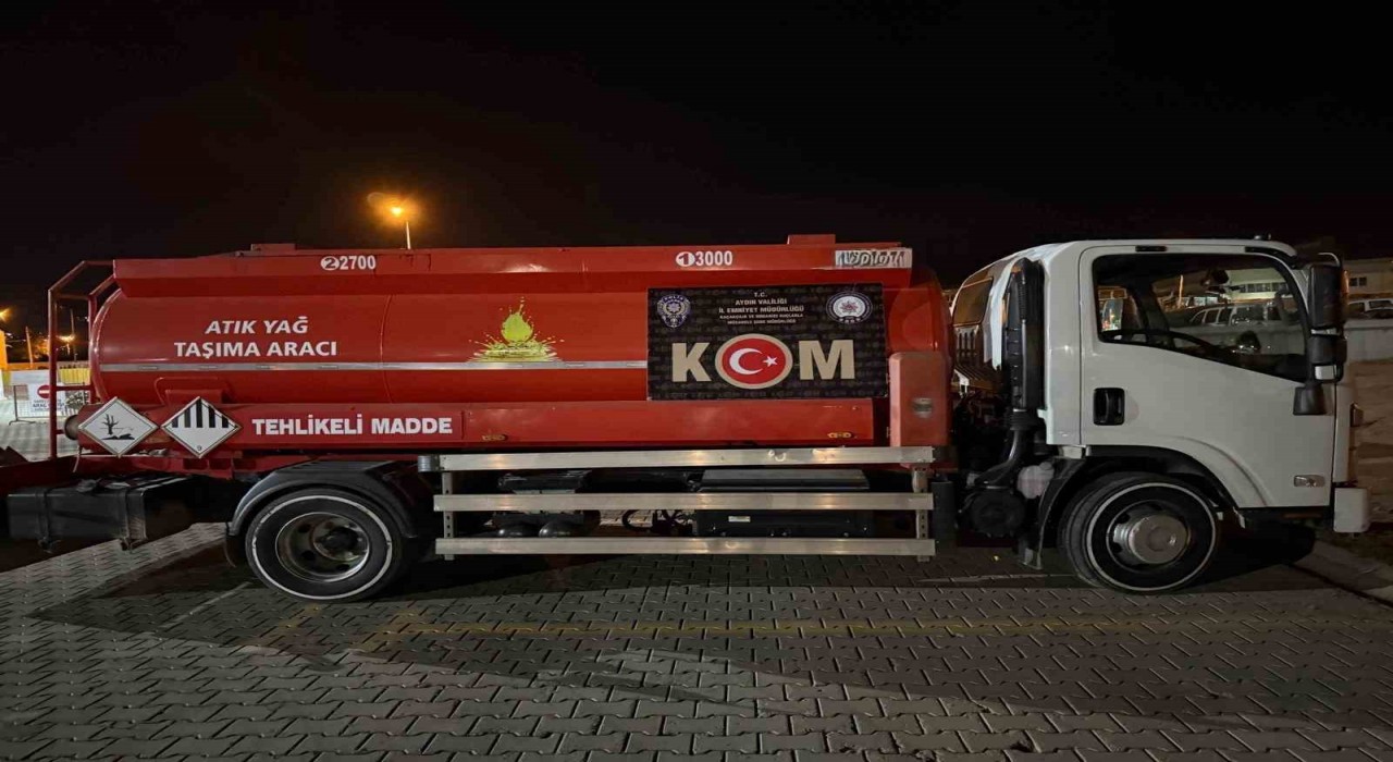 Aydında 4 ton atık yağ ele geçirildi