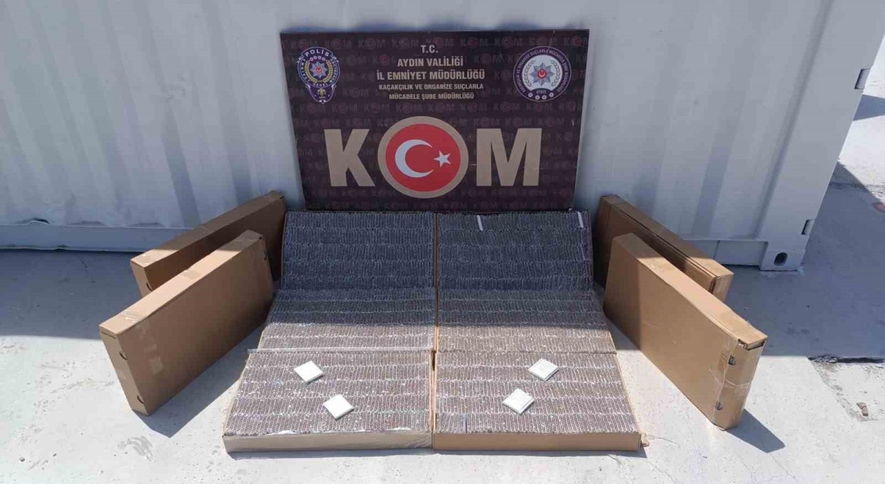 Aydında 58 kilogram tütün ele geçirildi