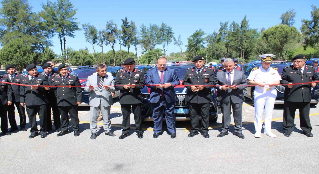 Aydında jandarma filosuna 52 yeni araç katıldı