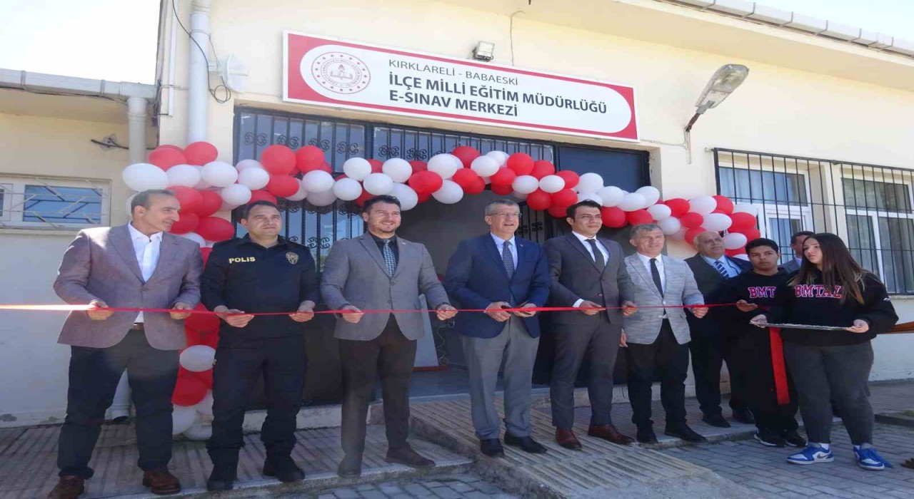 Babaeskide E-Sınav Merkezi açıldı