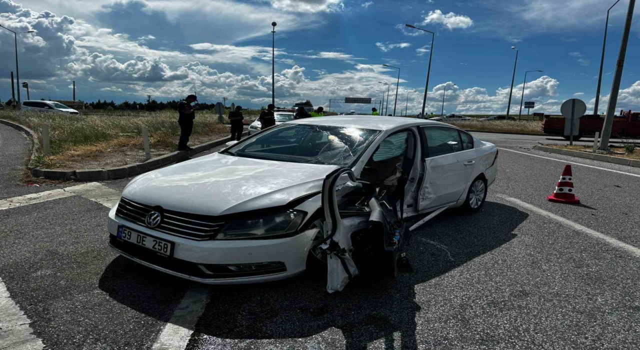 Babaeskide trafik kazası: 3 yaralı