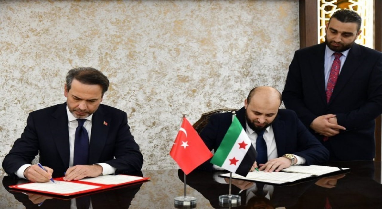 Bakan Bayraktar, Suriyeye enerji ihracatına ilişkin mutabakat zaptı imzaladı