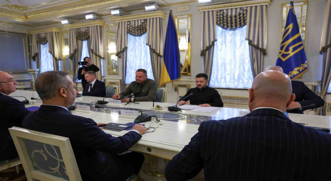 Bakan Fidan, Ukrayna Devlet Başkanı Zelenskiy ile görüştü